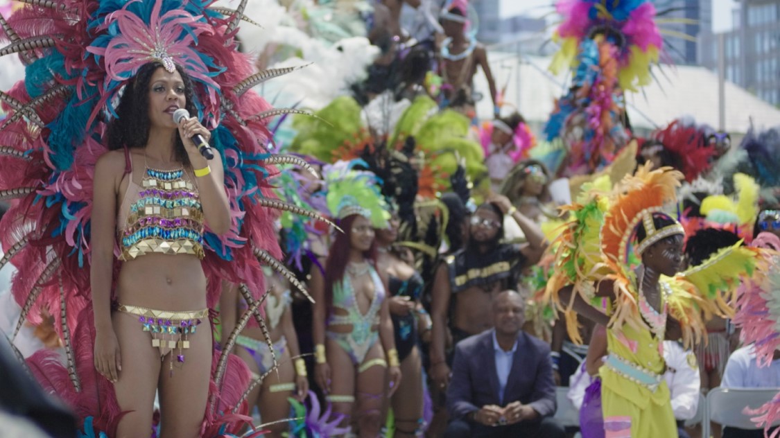 Caribbean carnival queen Joella Crichton