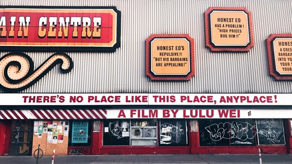 Storefront of Honest Ed's