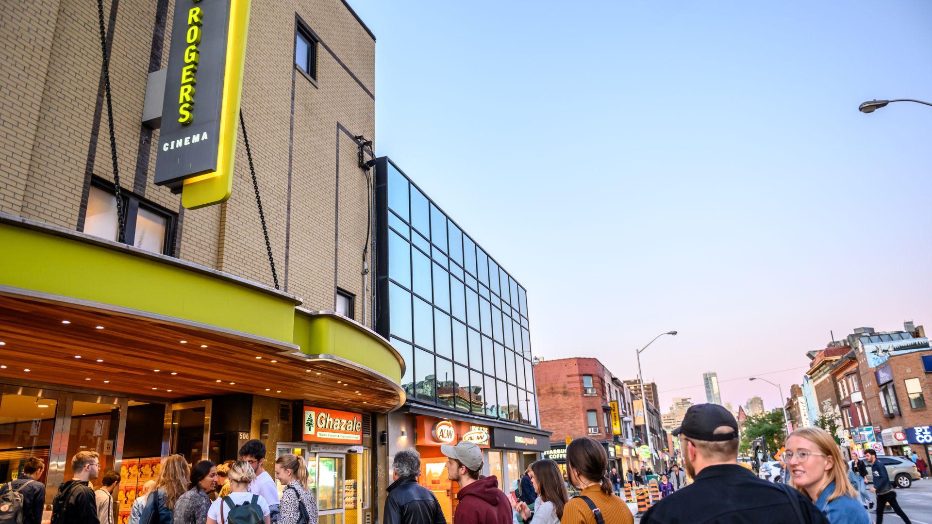 Exterior of the Hot Docs Ted Rogers Cinema in daytime