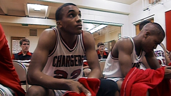 Film still of Hoop Dreams (D: Steve James)